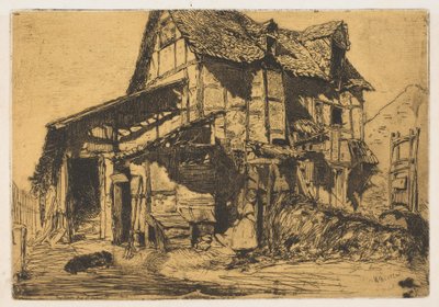 Nebezpečný činžák Stará farma, 1858. od James Abbott McNeill Whistler