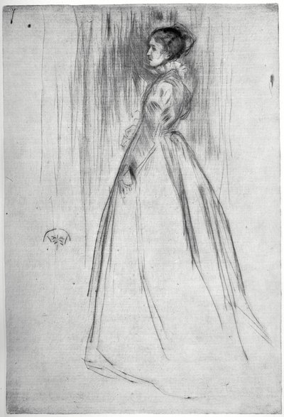 Sametové šaty, 1873 1904. od James Abbott McNeill Whistler