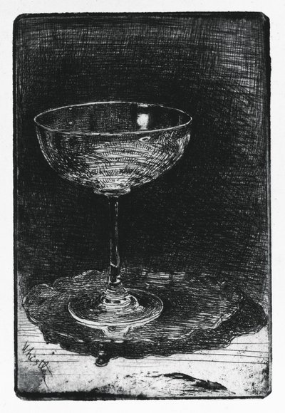 Sklenice na víno od James Abbott McNeill Whistler