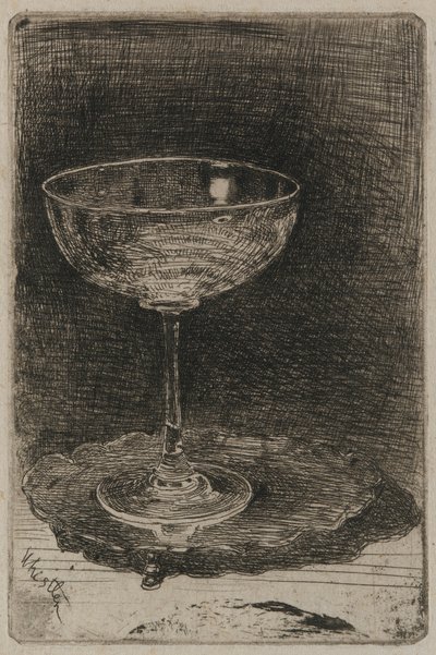 Sklenice na víno, 1858. od James Abbott McNeill Whistler
