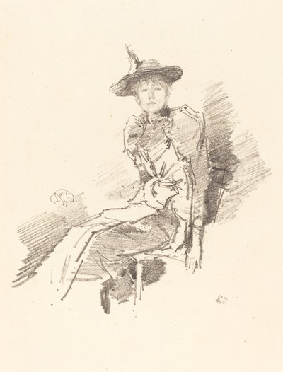 Okřídlený klobouk, 1890. od James Abbott McNeill Whistler
