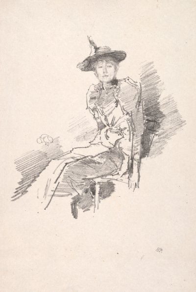 Okřídlený klobouk, 1890. od James Abbott McNeill Whistler