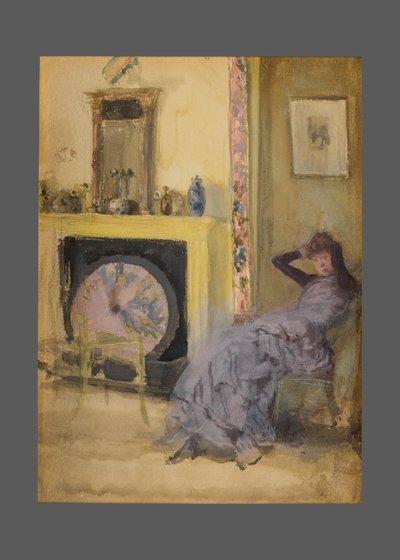 The Yellow Room, c.1883-84 (akvarel a kvaš na kartonu od James Abbott McNeill Whistler