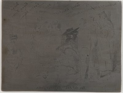 Název francouzského souboru, 1858. od James Abbott McNeill Whistler