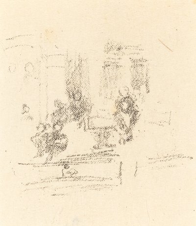 Zkušební skica: Interiér, c. 1891. od James Abbott McNeill Whistler