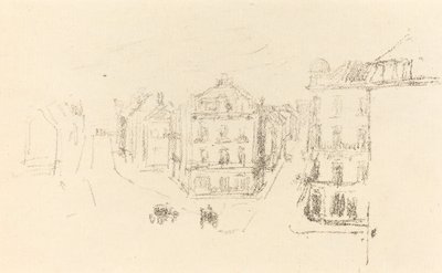 Zkušební skica: Grand Rue, Dieppe, c. 1891. od James Abbott McNeill Whistler