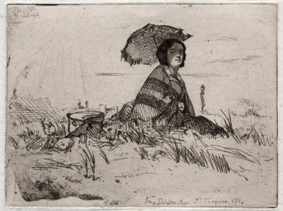 Dvanáct leptů z přírody: En Plein Soleil, 1858. od James Abbott McNeill Whistler