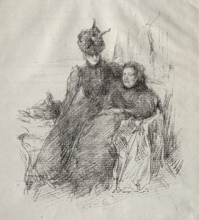 Dvě ženy. od James Abbott McNeill Whistler