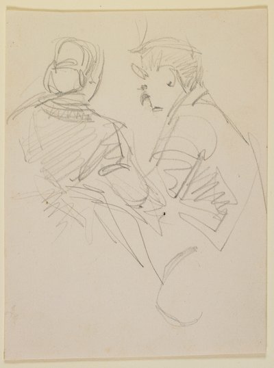 Dvě postavy, 1858. od James Abbott McNeill Whistler