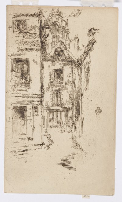 Pod katedrálou, Blois od James Abbott McNeill Whistler