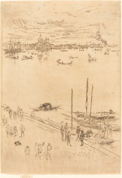 Vzpřímené Benátky, 1879-1880. od James Abbott McNeill Whistler