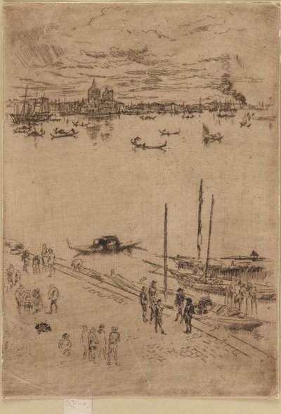 Vzpřímené Benátky, 1879-1880. od James Abbott McNeill Whistler