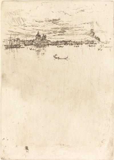 Vzpřímené Benátky, 1879-1880. od James Abbott McNeill Whistler