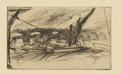 Most Vauxhall, 1861. od James Abbott McNeill Whistler