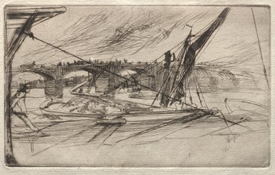 Most Vauxhall, 1861. od James Abbott McNeill Whistler