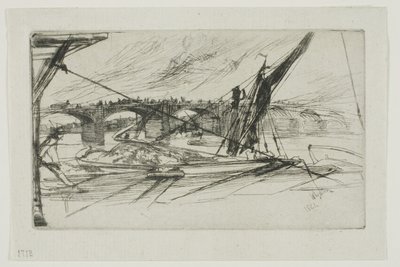 Most Vauxhall, 1861 od James Abbott McNeill Whistler