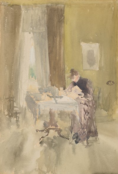 Fialka a jantar - čaj, 1882-1884. od James Abbott McNeill Whistler