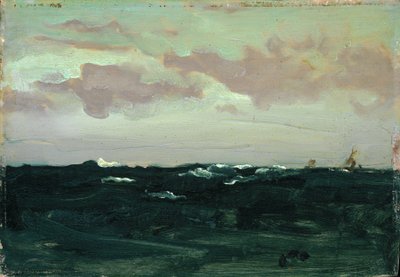 Violet and Blue: Between the Rollers, cca 1893 (olej na panelu) od James Abbott McNeill Whistler
