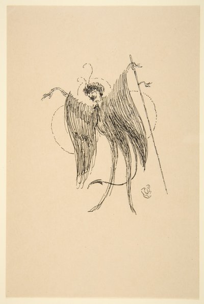 Whistler jako motýl, 19.-20. století. od James Abbott McNeill Whistler