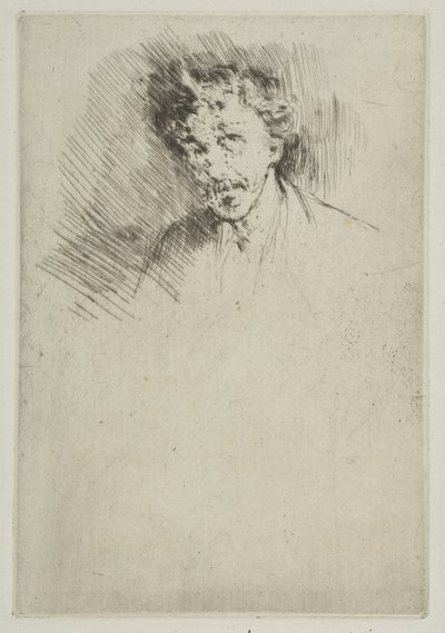 Whistler with the White Lock, 1879. od James Abbott McNeill Whistler
