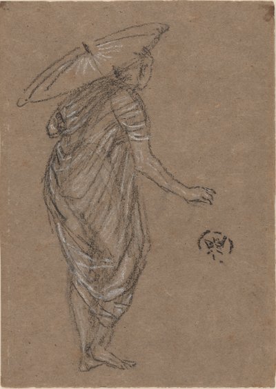 Žena se slunečníkem, 1870-1873. od James Abbott McNeill Whistler