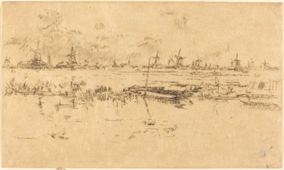 Zaandam, 1889. od James Abbott McNeill Whistler