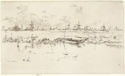 Zaandam, 1889 od James Abbott McNeill Whistler