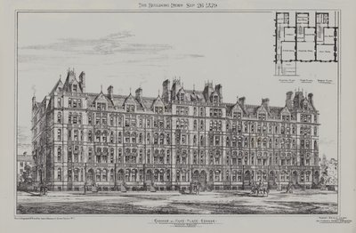 Cadogan Terrace, Cadogan and Hans Place Estate, Chelsea, 1879 od James Akerman
