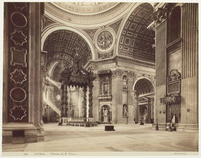 Kostel svatého Petra, Řím, Řím, Kostel San Pietro, c. 1870. od James Anderson