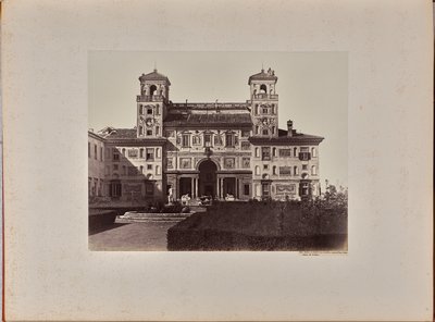 Villa Medici; průčelí do zahrady, nyní Francouzská akademie od James Anderson