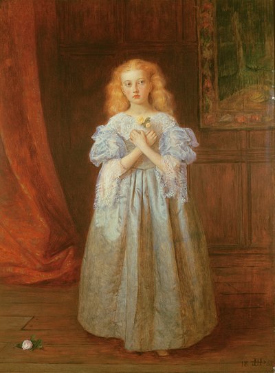 Dívka, která seděla pro Van Dycka, 1868 od James Archer