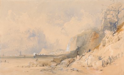Postavy na Cliff Path poblíž Doveru od James Baker Pyne