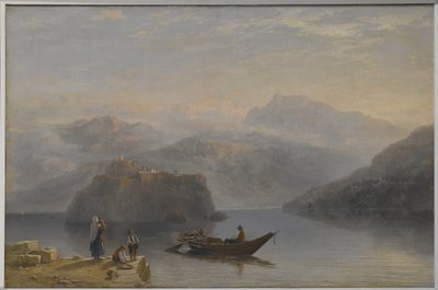 Lago Maggiore (?) kolem roku 1860 (olej na plátně) od James Baker Pyne