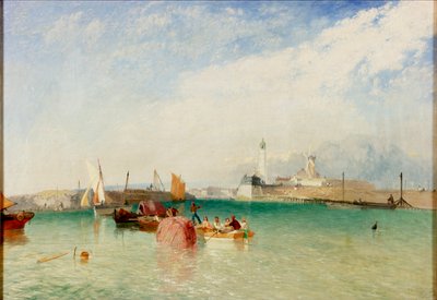 Přístav, Littlehampton, 1851 od James Baker Pyne
