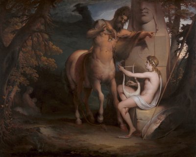 The Education of Achilles [1772, Royal Academy of Arts, Londýn, katalog výstavy] od James Barry