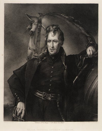 Generálmajor Andrew Jackson od James Barton Longacre