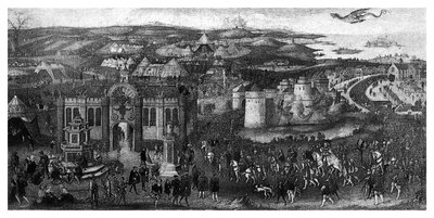 The Field Of The Cloth Of Gold, 1520, 1896. od James Basire I