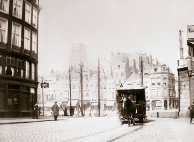 Tramvaj tažená koňmi, Rotterdam, 1898. od James Batkin