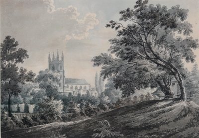 Croydon Church z Duppas Hill Terrace, 1925 od James Bourne