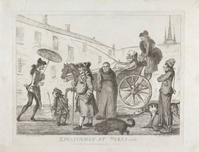Angličan v Paříži, 1767 od James Bretherton