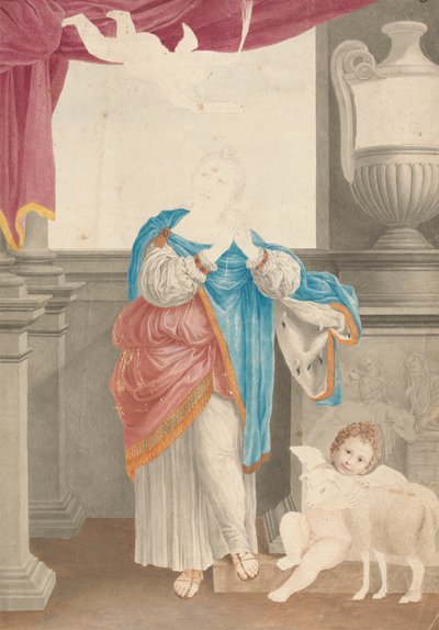 Svatá Anežka (po Domenichino) od James Bruce