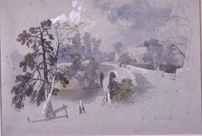 Canonbie, Dumfriesshire (wc na papíře) od James Burrell Smith