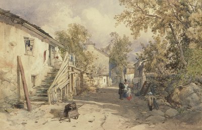 Vesnice Bowness, Cumberland od James Burrell Smith