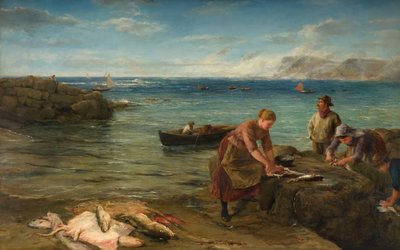 Snídaně pro Porth, 1907. od James Clarke Hook