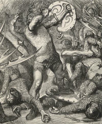 Hereward si prořezává cestu normanským hostitelem od James Cooper