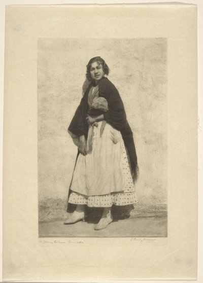 Mladá Gitana, Granada od James Craig Annan