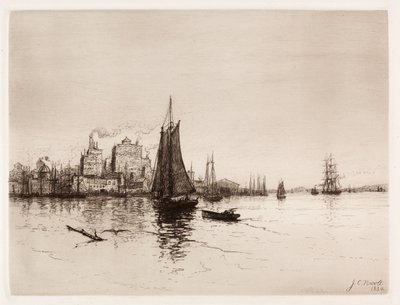 Přístavní scéna, 1884. od James Craig Nicoll