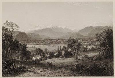 Mount Washington z údolí Conway, podle Johna F. Kensetta, ryl James Smillie, tisk J. Dalton od James David Smillie