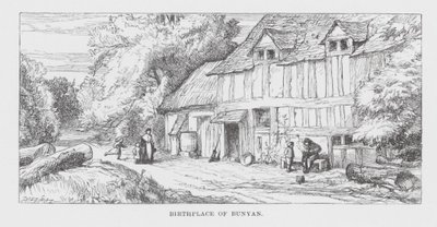 Bunyanovo rodiště (rytina) od James Dawson Watson