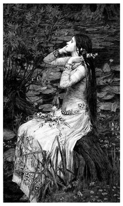 Ofélie, 1895. od James Dobie